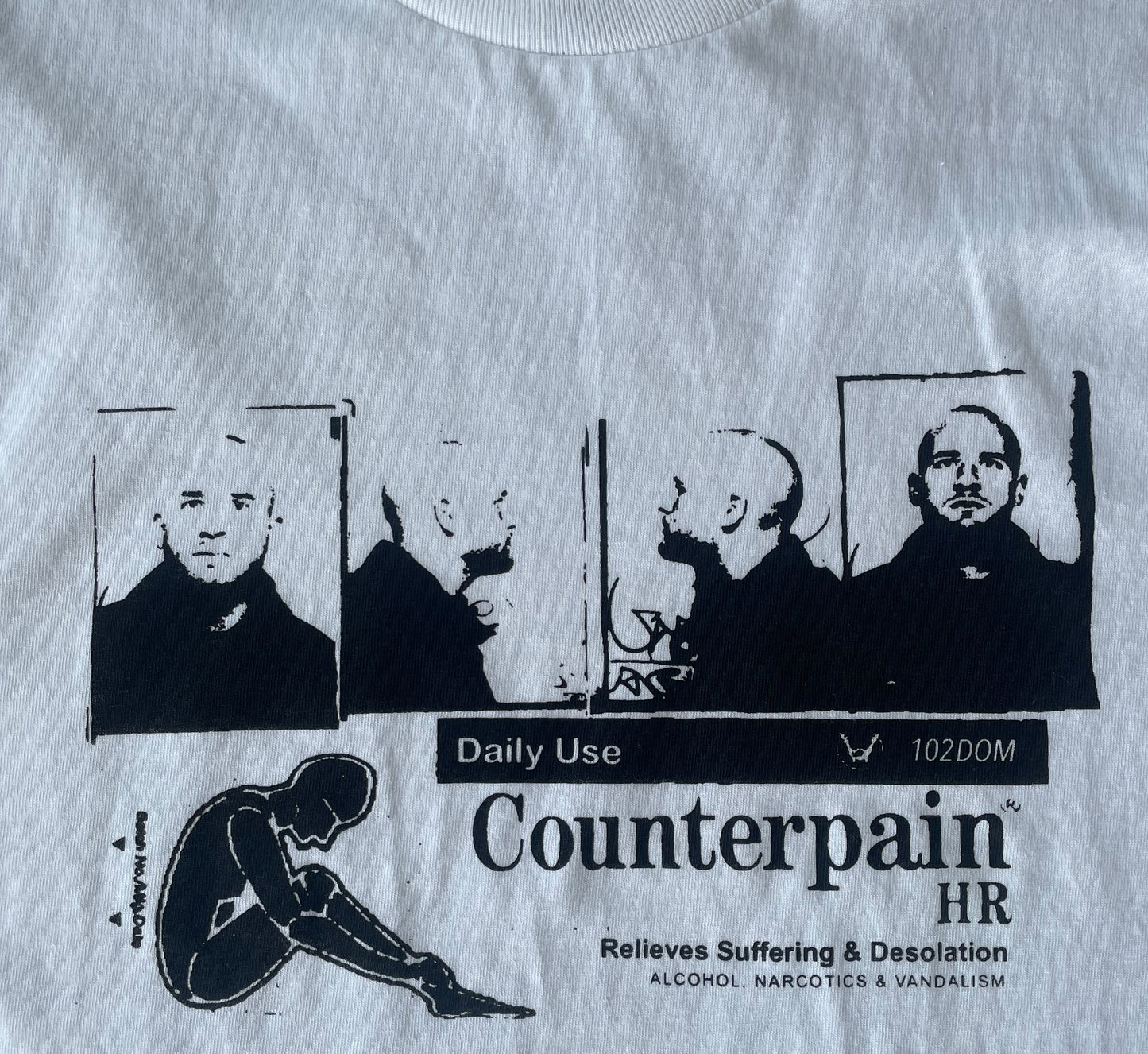 KUBA - "Counterpain" T-Shirt (white)