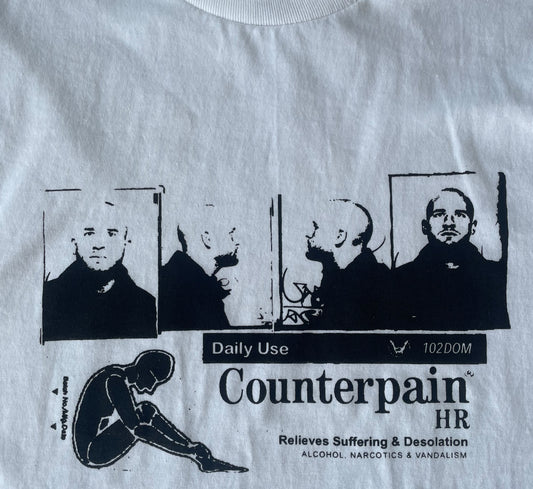 KUBA - "Counterpain" T-Shirt (white)