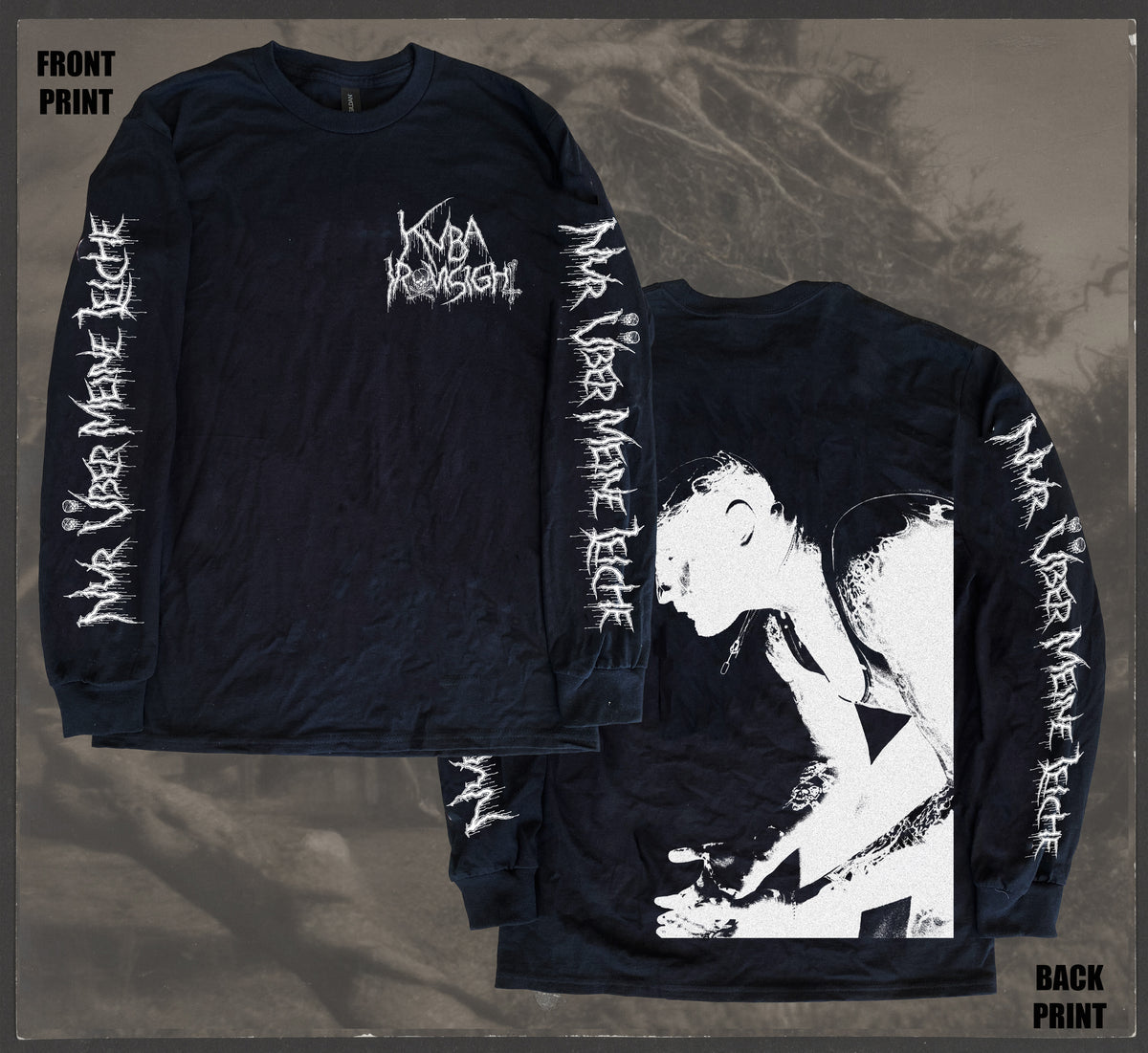 KUBA - "Nur über meine Leiche" Longsleeve (black)