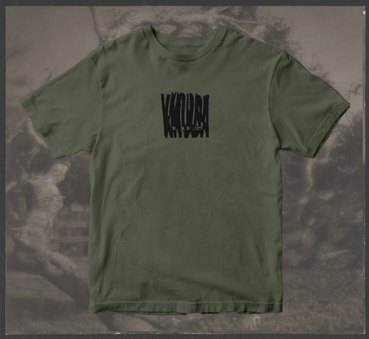 KUBA - "Rücken zur Wand" T-Shirt (olive green)