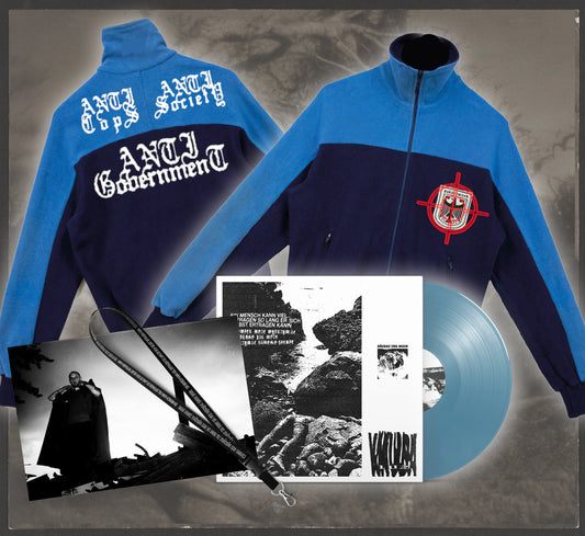 STRENG LIMITIERT!!! KUBA - "Rücken zur Wand" Special Blue Vinyl Bundle